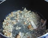 クルミとキノコのペペロンチーノ作り方3写真