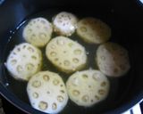 簡単♪れんこんのモッチモチはさみ煮作り方6写真