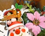 クリスマスキャラ弁＊簡単サンタおにぎり作り方4写真