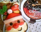 クリスマスキャラ弁＊簡単サンタおにぎり作り方5写真