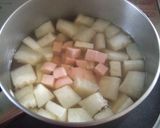 朝に美味しい♡冬瓜とトマトの爽やかスープ作り方2写真