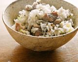 豚と葱と黒胡麻の炊き込みご飯作り方7写真