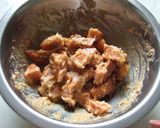 箸休めに優しい味わい♫柿の味噌和え☆作り方4写真