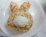 鮭フレークで♡うさぎちゃん作り方2写真
