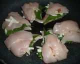 ささみの梅しそチーズ焼き作り方3写真