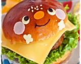 *キャラパン*ハンバーガーDEくまちゃん作り方6写真