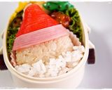 ＊キャラ弁＊　クリスマスに★サンタさん作り方3写真