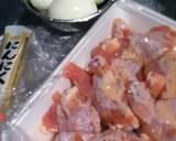 簡単☆手羽元＆玉子のにんにく醤油煮込み作り方1写真