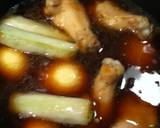 簡単☆手羽元＆玉子のにんにく醤油煮込み作り方4写真