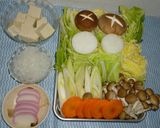 パパの野菜たっぶり鍋作り方1写真