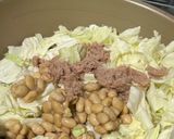 キャベツ消費◎ツナと大豆でトマト缶煮作り方3写真