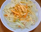 ラーメンのようなスープパスタ作り方3写真