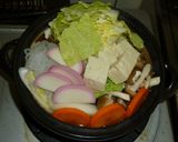 パパの野菜たっぶり鍋作り方5写真