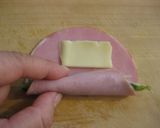 お弁当★ハム巻き~野菜とチーズ作り方3写真