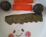 キャラ弁＊クリスマス☆サンタ待ちの女の子作り方2写真