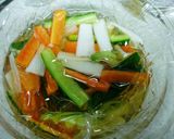 ヘルシー！三色野菜の甘酢漬け作り方3写真