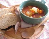 根菜　de トマトスープ作り方9写真