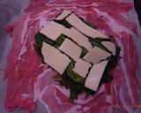 お肉のほうれん草チーズ巻き♥あんず味噌味作り方3写真