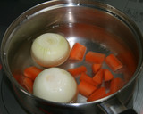 丸ごと玉ねぎのほっこり生姜スープ作り方1写真
