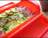 ルクエで白菜と豚肉のミルフィーユ蒸し♪作り方4写真