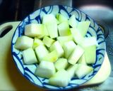 冬瓜・下仁田ネギ・オクラのトロトロスープ作り方1写真