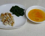 簡単に♫ちくわとほうれん草と卵の炒め物♡作り方3写真