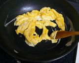 簡単に♫ちくわとほうれん草と卵の炒め物♡作り方4写真