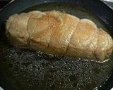 手作りの焼き豚風タレ煮作り方6写真