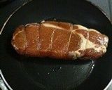 手作りの焼き豚風タレ煮作り方4写真