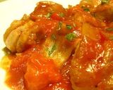 ●トマトたっぷり！鶏肉と玉葱のピリ辛炒め作り方4写真