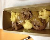 チョコとキャラメルのパウンドケーキ作り方9写真