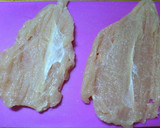 お弁当に☆marさんのささみ照り焼き♪作り方1写真