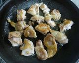鶏肉の茸とジャガイモのバジルソース和え♪作り方3写真