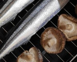 サンマときのこと銀杏の秋の炊き込みご飯作り方1写真