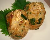 焦がし醤油で。大人おにぎり＆炒飯作り方14写真