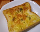 ↑朝からテンション↑↑カレーマヨトースト作り方3写真