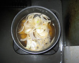簡単☆信州の味！姫たけのことサバ缶味噌汁作り方2写真