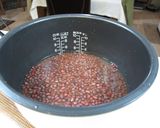 さつま芋のお赤飯　～炊飯器で～作り方3写真
