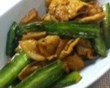 四角豆◇とぶた肉のニンニク炒め作り方6写真