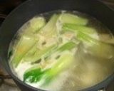 ちんげん菜で中華スープ作り方1写真