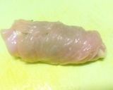 ☆鶏の梅しそチー巻き　和風トマトソース☆作り方3写真