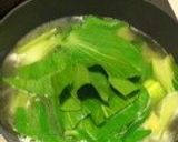 ちんげん菜で中華スープ作り方3写真