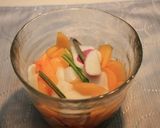 柿で秋のお漬物。作り方2写真