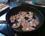 鶏むね肉のガーリックオムライス作り方1写真
