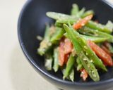 インゲンとにんじんのアーモンド和え ♪作り方7写真