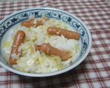 ポークビッツ&キャベツで 和風混ぜごはん作り方4写真