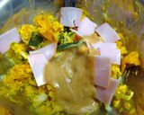 かぼちゃとハムの味噌マヨサラダ作り方9写真