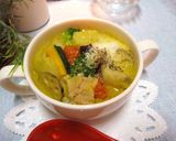 具だくさん✯かぼちゃ豆乳スープ作り方13写真