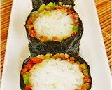 ネギみそチャーシュー巻きおにぎり作り方4写真