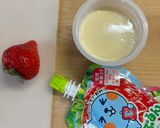 ひな祭り🎎市販のプリンで❣️春色🍓苺プリン作り方1写真
